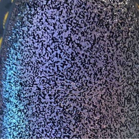 NWT Dr. Martens liquid Chelsea Boot Platforms leather metallic Fur punk grunge - Picture 7 of 14